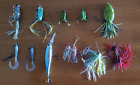 Lot Of 11 Fishing Lures in Great Condition with 23 Piece Sized Tackle Box