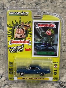 Greenlight Garbage Pail Kids Series 5 Buoyant Billie 1968 Plymouth HEMI GTX 1/64