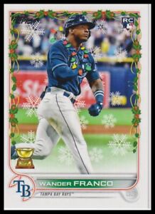 New Listing2022 Topps Holiday #HW181 Wander Franco Tampa Bay Rays Rookie