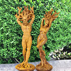 Forest Goddess Statue Resin Crafts Tree God Sculpture Garden Balcony Decor