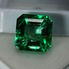 6 Ct Natural Certified Emerald Square Shape Green Colombian Loose Gemstone