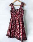 CUE Floral A Line Fit Flare Prom Dress Size 10