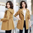 New Women Solid Jacket Spring/ Fall Casual Slim Coats Fashion outwear Thin coat