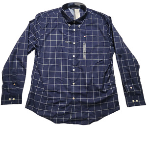 Tommy Hilfiger Men's Dress-Shirt Long Sleeve Pocket Causal Button-Down XL