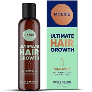 Moerie Ultimate Hair Growth Shampoo – For Longer, Thicker, Fuller Hair - Vegan F
