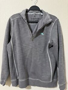 Tommy Bahama Relax Men's Long Sleeve Quarter 1/4 Zip Pullover‎ Sweater Small