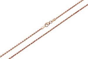 14k Solid Rose Gold Rope Chain Necklace 1.5mm-2.5mm Men's Women Size 16