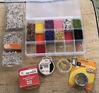 Assorted Beads Wire Large Lot Mixed Jewelry Making Supplies Crafts