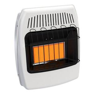 Dyna-Glo Wall Heater Natural Gas 18000-Btu Infrared Unvented Surface Mounted