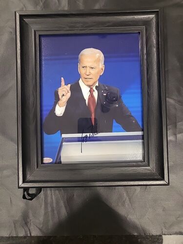 Joe Biden President POTUS Signed 8x10 Photo AUTOGRAPHED  COA Framed