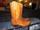 vintage Justin leather cowboy boots USA model 2700 size 13 B