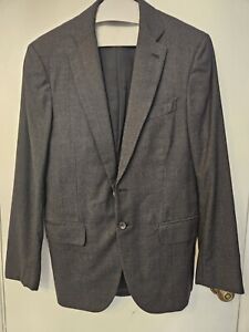 Isaia 2 Piece Grey Separate Suit 48 8R/38 US Jacket 50 8R IT/34 US Pant