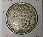 New Listing1878 Morgan Silver Dollar VF Philadelphia Mint Coin Reverse of 1879 (5722)
