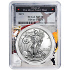 2019 $1 American Silver Eagle PCGS MS70 West Point Frame