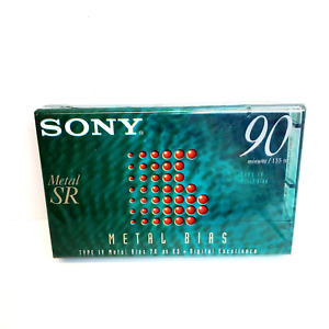 New SONY Metal Bias SR 90 Minute Cassette Tape Type IV  70 ps EQ Digital Ellegan