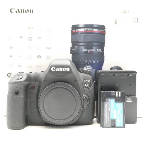 MINT Canon EOS 6D 20.2MP Digital SLR Camera - Black (Body Only) #9
