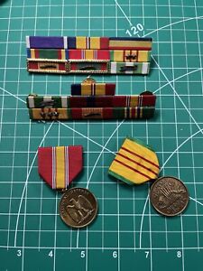Vietnam War Ribbon Bars and Medals Lot