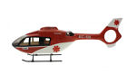EC-135 DRF 450 RC Helicopter 450 Size Pre-Painted Fuselage Red Painting Kit