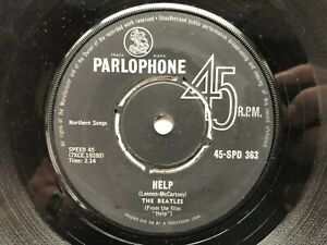Beatles HELP / I'M DOWN 1965 Parlophone 45 rpm single South Africa VG
