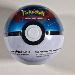 Pokémon TCG 2020 Costco Poke Ball Tin 3 Packs & Coin Code B-20 Factory Sealed