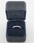 TIFFANY & Co. PLATINUM ELSA PERETTI DIAMOND WEDDING BAND RING SIZE 5 BOX