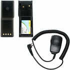2 Pack Battery & Shoulder Speaker Mic for Motorola P110