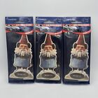 (3) Travelocity Gnome Hanging Air Freshener Winter Ice Car Home Scent New Sealed