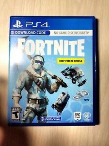 FORTNITE - DEEP FREEZE BUNDLE 2018 (PS4 Sony PlayStation 4) Game Code NEVER Used