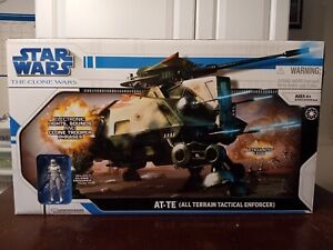 2008 Star Wars The Clone Wars AT-TE All Terrain Tactical Enforcer, Open Box.