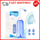 Nasal Irrigation Wash Bottle Sinus Rinse Salt Packets Nettie Pot Nose Wash Clean