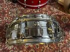 New Listing70’s Sonor Phonic D454 Ferro Manganese Steel Snare Drum 14x5”