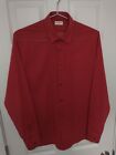 Saint Laurent Paris Hedi Slimane SS13 Red Cotton Tuxedo Shirt 39 15.5 Medium