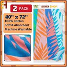 New ListingHarbor Bay Oversized Beach Towels 100% Cotton  - 40'' x 72'' - 2 PACK