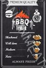 BBQ Timer v4 Funny Sign Weatherproof Aluminum