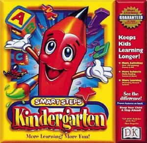 DK Smart Steps Kindergarten Pc Mac New Cd Rom Sealed In Paper Sleeve XP