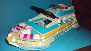LEGO FRIENDS Dolphin Cruiser 41015 Boat Almost Complete Great Cond Nice New Like