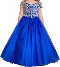 Jenniferwu long skirt kid little Girl Pageant party formal Dress  size 4-5years