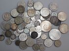 Bulk Silver Foreign Coin Lot 7 Troy Oz Lot .40% Silver Assorted Coins As Seen
