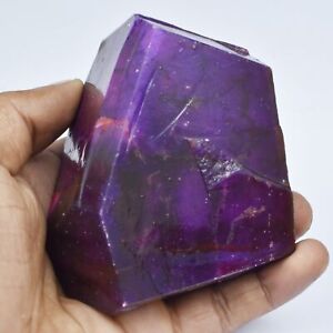 786 Ct Natural Uncut Huge Size Purple Sapphire Rough CERTIFIED Loose Gemstone