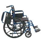 Drive Medical Wheelchair Blue Streak W/ Flip Back Desk Arm + 20