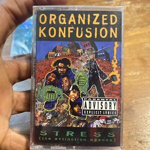 New ListingOrganzines Konfusion Stress: The Extinction Sealed Rap Cassette / NOS
