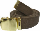 Military Web Belt Cotton Canvas Adjustable Camo Army Tactical Skater Webbed Belt