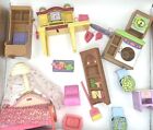 2006 Fisher Price Loving Family Dollhouse Home Office Laundry & Kid Bedroom Lot