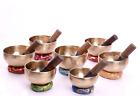 Singing Bowl Set-Tibetan Singing Bowl Set-Handmade Singing Bowl Set-Seven Chakra