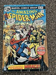 Amazing Spider-Man # 156 (1976, Marvel Comics): 1st app Mirage, Marriage issue