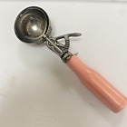 Rare Vintage Pink Handle Ice Cream Scoop, Made in USA by Progress