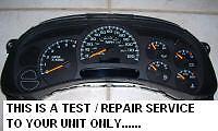 CHEVY AVALANCHE Speedometer Instrument Cluster Gauge and Display Repair