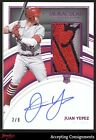2022 Immaculate Collection Pink #161 Juan Yepez RC ROOKIE PATCH AUTO RPA 2/8