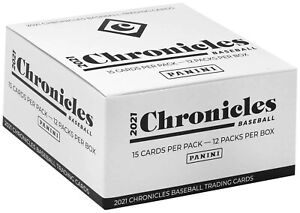 2022 Panini Chronicles Baseball 15 Card Jumbo Value Box | 12 Packs