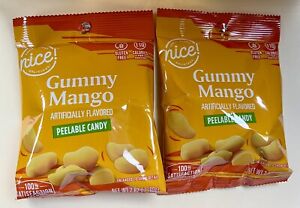 2 x Nice! Gummy Mango Peelable Candy 2.82 oz Walgreens IN HAND Viral Ships Fast